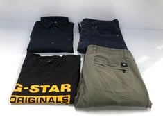 4 X GOOD BRANDED GARMENTS VARIOUS MODELS AND SIZES INCLUDING RAW T-SHIRT SIZE L - LOCATION 17B.