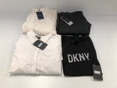 4 X GOOD BRAND GARMENTS VARIOUS MODELS AND SIZES INCLUDING DKNY SHIRT SIZE M - LOCATION 17B.