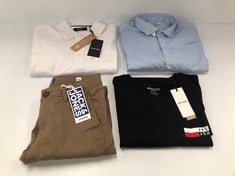 4 X JACK & JONES GARMENTS VARIOUS STYLES AND SIZES INCLUDING BLUE SHIRT SIZE L - LOCATION 21B.