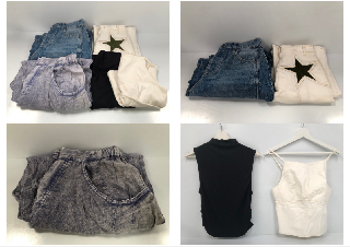 5 X DESIGNER CLOTHES VARIOUS MODELS AND SIZES INCLUDING TOP SIZE S (P.V.P 560€) - LOCATION 45B.