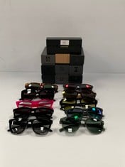 10 X HAWKERS GLASSES VARIOUS MODELS INCLUDING MODEL S4/12001B - LOCATION 2B.