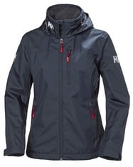 HELLY HANSEN W CREW HOODED JACKET JACKET, NAVY BLUE, M WOMAN - LOCATION 13A.