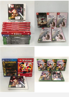 13 X VARIETY OF GAMES FOR XBOX, PLAY STATION 4, NINTENDO SWITCH AND NINTENDO 3DS - LOCATION 48B.