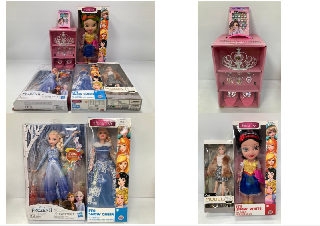 6 X VARIETY OF DOLLS INCLUDING PRINCESS BOUTIQUE - LOCATION 40B.