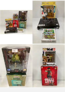 7 X ASSORTED ITEMS INCLUDING POPEYE CLASSICS FIGURE - LOCATION 32B.