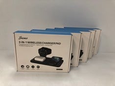 5 X 3 IN 1 CHARGER FOR IPHONE + APPLE WATCH + AIRPODS - LOCATION 24B.