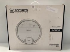 ECOVACS DEEBOT OZMO 900 - 4-IN-1 ROBOT HOOVER: SWEEPS, VACUUMS, MOPS AND SCRUBS, SMART LASER MAPPING, ALEXA COMPATIBLE, APP, WIFI, RESUMES CLEANING AFTER RECHARGING, VOICE REPORTING, WHITE (NOT WORKI