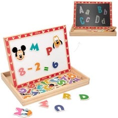 6 X WOOMAX 48736 - DISNEY 2 IN 1 WOODEN MAGNETIC BOARD, REVERSIBLE WHITEBOARDS FOR CHILDREN, MICKEY MOUSE, EDUCATIONAL TOY, MAGIC BOARD, CHILDREN'S DRAWING, FROM 4 YEARS OLD, CHILDREN'S GIFTS - LOCAT