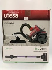 2 X HOOVERS UFESA MODEL AS4046 WADI AND VACTIDY MODEL BLITZ V8 - LOCATION 37A.