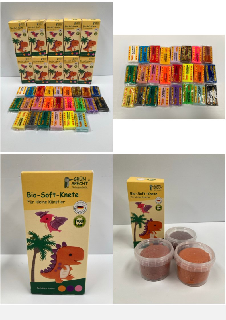 VARIETY OF PLAY DOUGH VARIOUS BRANDS AND MODELS INCLUDING JOVI BRAND PLAY DOUGH - LOCATION 10C.