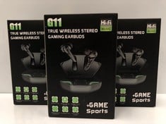 3 X G11 WIRELESS STEREO GAMING HEADPHONES