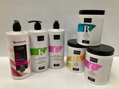 6 X SHAMPOOS AND MASKS FOR VARIOUS HAIR TYPES VISPLANTIS BRAND - LOCATION 3C.