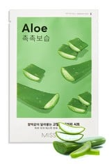 70 X MISSHA - FACE MASK AIRY FIT SHEET MASK ALOE WATER TYPE | COOLING AND SOOTHING MOISTURE WITH ALOE VERA EXTRACT | REDUCES INFLAMMATION AND RESTORES MOISTURE, GREEN, 1 UNIT - LOCATION 11C.