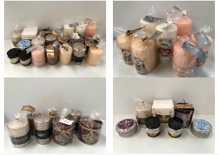 21 X VARIETY OF SCENTED CANDLES INCLUDING ARTMAN - LOCATION 23C.