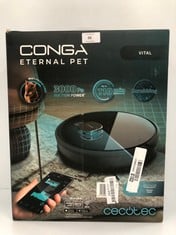 CONGA CECOTEC ROBOT HOOVER MODEL ETERNAL PET VITAL (TANK AND ROLLER MISSING, P.V.P 160€) - LOCATION 45A.