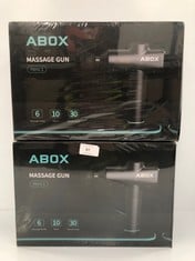 2 X ABOX MASSAGE GUN MODEL HERO 1 - LOCATION 49A.