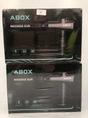 2 X ABOX MASSAGE GUN MODEL HERO 1 - LOCATION 49A.