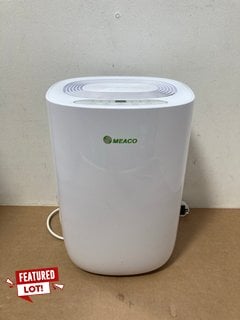 MEACO ABC DEHUMIDIFIER LOW NOISE LEVEL LOW POWER CONSUMPTION IN WHITE: LOCATION - BR1