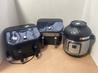 QTY OF ASSORTED KITCHEN APPLIANCES TO INCLUDE INSTANT POT DUO CRISP + AIR FRYER TO INCLUDE INSTANT POT VORTEX PLUS DUAL AIR FRYER: LOCATION - BR2