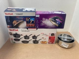 QTY OF ASSORTED TEFAL COOKING HOB PANS: LOCATION - BR3