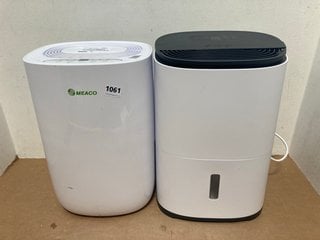 2 X MEACO DRY ARETE ONE DEHUMIDIFIER IN WHITE: LOCATION - BR4