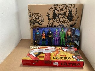 3 X ASSORTED KIDS TOYS TO INCLUDE NERF ULTRA SPEED BLASTER: LOCATION - BR17