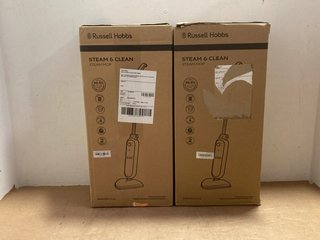 2 X RUSSELL HOBBS STEAM & CLEAN STEAM MOPS: LOCATION - BR18