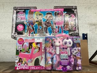 3 X ASSORTED CHILDRENS TOYS TO INCLUDE BARBIE DREAM CAMPER: LOCATION - BR9