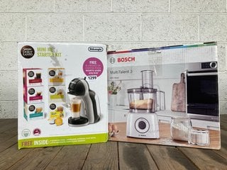 NESCAFE DOLCE GUSTO MINI ME STARTER KIT TO INCLUDE BOSCH MULTI TALENT 3 BLENDER: LOCATION - BR9