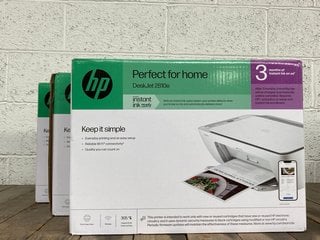 3 X HP DESKJET 2810E PRINTERS TO INCLUDE HP DESKJET 2820E PRINTER: LOCATION - BR9