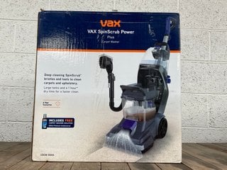 VAX SPINSCRUB POWER PLUS CARPET WASHER: LOCATION - BR9