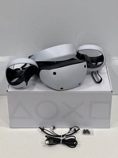 SONY PLAYSTATION 5 VR2 HEADSET GAMES CONSOLE ACCESSORIES IN WHITE: MODEL NO CFI-ZVR1 (WITH BOX AND ACCESSORIES, SLIGHT COSMETIC DEFECTS ON CASING) [JPTM127702] THIS PRODUCT IS FULLY FUNCTIONAL AND IS