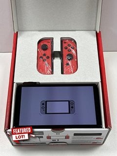 NINTENDO SWITCH OLED MARIO RED EDITION 64 GB GAMES CONSOLE: MODEL NO HEG-001 (WITH BOX & ALL ACCESSORIES) [JPTM127485] THIS PRODUCT IS FULLY FUNCTIONAL AND IS PART OF OUR PREMIUM TECH AND ELECTRONICS