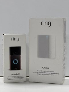 RING BATTERY-POWERED HD VIDEO (2ND GEN) DOORBELL (WITH BOX & ALL ACCESSORIES TO INCLUDE RING PLUG-IN CHIME) [JPTM127452] THIS PRODUCT IS FULLY FUNCTIONAL AND IS PART OF OUR PREMIUM TECH AND ELECTRONI