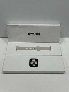 APPLE WATCH SE (GEN 2) 40MM SMARTWATCH IN STARLIGHT: MODEL NO A2722 (WITH BOX & ALL ACCESSORIES) [JPTM127077] THIS PRODUCT IS FULLY FUNCTIONAL AND IS PART OF OUR PREMIUM TECH AND ELECTRONICS RANGE