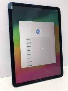 APPLE IPAD AIR 64GB TABLET WITH WIFI IN BLUE: MODEL NO A2588 (WITH BOX NO CHARGE CABLE) [JPTN42094] THIS PRODUCT IS FULLY FUNCTIONAL AND IS PART OF OUR PREMIUM TECH AND ELECTRONICS RANGE