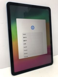 APPLE IPAD AIR 64GB TABLET WITH WIFI IN BLUE: MODEL NO A2588 (WITH BOX NO CHARGE CABLE) [JPTN42056] THIS PRODUCT IS FULLY FUNCTIONAL AND IS PART OF OUR PREMIUM TECH AND ELECTRONICS RANGE