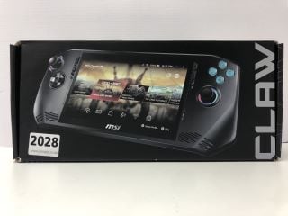 MSI CLAW A1M PORTABLE GAME CONSOLE IN BLACK. [JPTN42024] (SEALED UNIT) THIS PRODUCT IS FULLY FUNCTIONAL AND IS PART OF OUR PREMIUM TECH AND ELECTRONICS RANGE