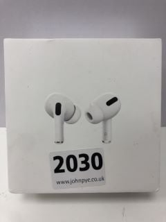 APPLE AIRPODS PRO EARPHONES IN WHITE: MODEL NO A2083 A2084 A2190 (WITH BOX & CHARGE CABLE) [JPTN41852] THIS PRODUCT IS FULLY FUNCTIONAL AND IS PART OF OUR PREMIUM TECH AND ELECTRONICS RANGE