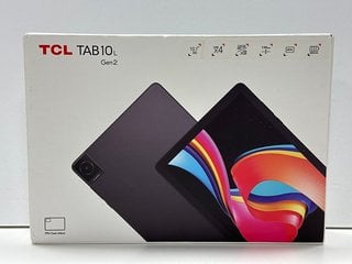 TCL TAB 1OL GEN 2 32 GB TABLET WITH WIFI IN SPACE BLACK (WITH BOX & ALL ACCESSORIES) [JPTM127424] (SEALED UNIT) THIS PRODUCT IS FULLY FUNCTIONAL AND IS PART OF OUR PREMIUM TECH AND ELECTRONICS RANGE