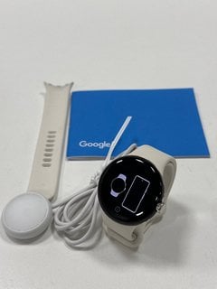 GOOGLE PIXEL (09QD) SMARTWATCH IN POLISHED SILVER STEEL CASE (WITH CHARGER CABLE) [JPTM127598] THIS PRODUCT IS FULLY FUNCTIONAL AND IS PART OF OUR PREMIUM TECH AND ELECTRONICS RANGE