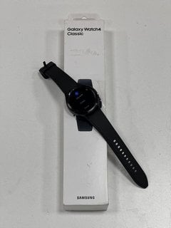 SAMSUNG GALAXY WATCH 4 CLASSIC SMARTWATCH IN BLACK: MODEL NO SM-R890 (WITH BOX & CHARGE CABLE) [JPTM127743] THIS PRODUCT IS FULLY FUNCTIONAL AND IS PART OF OUR PREMIUM TECH AND ELECTRONICS RANGE