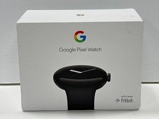 GOOGLE PIXEL SMARTWATCH IN MATTE BLACK CASE/ OBSIDIAN BAND (WITH BOX AND CHARGER CABLE) [JPTM127546] THIS PRODUCT IS FULLY FUNCTIONAL AND IS PART OF OUR PREMIUM TECH AND ELECTRONICS RANGE