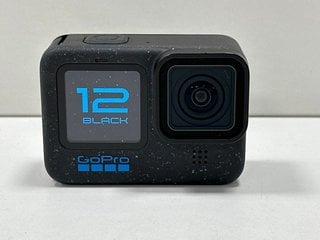 GOPRO HERO 12 ACTION CAMERA IN BLACK: MODEL NO CPST1 (WITH BOX & MOUNT) [JPTM127557] THIS PRODUCT IS FULLY FUNCTIONAL AND IS PART OF OUR PREMIUM TECH AND ELECTRONICS RANGE