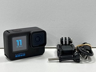 GO PRO HERO11 BLACK ACTION CAMERA IN BLACK (WITH BOX AND ACCESSORIES) [JPTM127476] THIS PRODUCT IS FULLY FUNCTIONAL AND IS PART OF OUR PREMIUM TECH AND ELECTRONICS RANGE