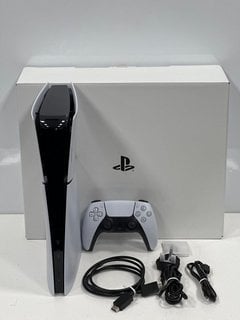 SONY PLAYSTATION 5 (SLIM) DIGITAL EDITION 1TB GAMES CONSOLE IN WHITE: MODEL NO CFI-2016 (WITH BOX & ALL ACCESSORIES, SOME COSMETIC WEAR MARKS ON CASING) [JPTM127740] THIS PRODUCT IS FULLY FUNCTIONAL