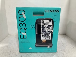 SIEMENS EQ300 FULLY AUTOMATIC ESPRESSO MACHINE - RRP - £349: LOCATION - D5