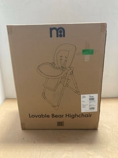 MOTHER CARE LOVABLE BEAR CHILDRENS HIGH CHAIR: LOCATION - A4