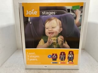 JOIE STAGES GROUP 0/1/2 CHILDRENS CAR SEAT - RRP - £100: LOCATION - A5