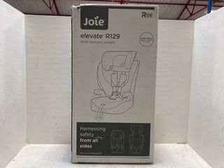 JOIE ELEVATE R129 GROUP 1/2/3 CHILDRENS CAR SEAT IN THUNDER: LOCATION - A8